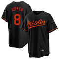 Ndoa B.Orioles #8 Cal Ripken Player Black Home Game Stitched Jerseys