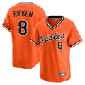 Ndoa B.Orioles #8 Cal Ripken Player Orange T-shirt Limited Home Game Stitched Jerseys