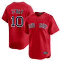 Ndoa B.Red Sox #10 Trevor Story Player Red Limited Home Game Stitched Jerseys