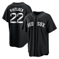 Ndoa B.Red Sox #22 Garrett Whitlock Player Black Home Game Stitched Jerseys