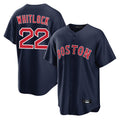 Ndoa B.Red Sox #22 Garrett Whitlock Player Navy Home Game Stitched Jerseys