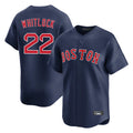 Ndoa B.Red Sox #22 Garrett Whitlock Player Navy Limited Home Game Stitched Jerseys