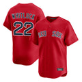 Ndoa B.Red Sox #22 Garrett Whitlock Player Red Limited Home Game Stitched Jerseys