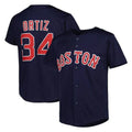 Ndoa B.Red Sox #34 David Ortiz Player Navy Mitchell & Ness Cooperstown Collection Mesh Home Stitched Jerseys