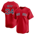 Ndoa B.Red Sox #34 David Ortiz Player Red Limited Home Game Stitched Jerseys