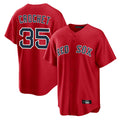 Ndoa B.Red Sox #35 Garrett Crochet Player Red Home Game Stitched Jerseys