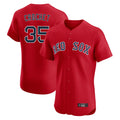 Ndoa B.Red Sox #35 Garrett Crochet Player Red Limited Elite Home Game Stitched Jerseys