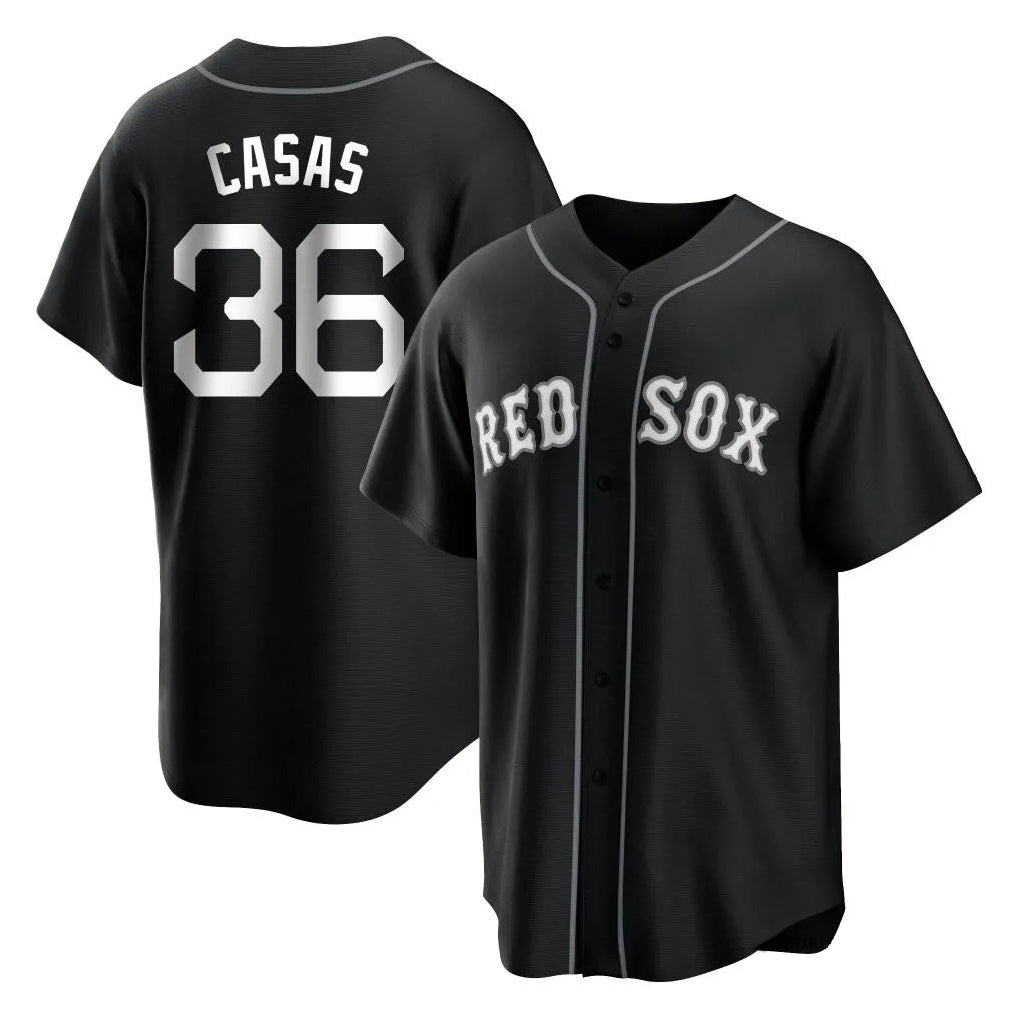 Ndoa B.Red Sox #36 Triston Casas Player Black Home Game Stitched Jerseys
