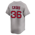 Ndoa B.Red Sox #36 Triston Casas Player Gray Road Limited Home Game Stitched Jerseys