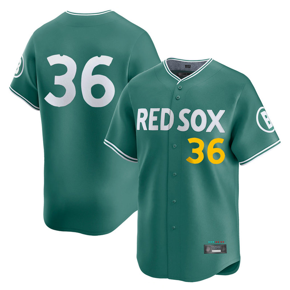 Ndoa B.Red Sox #36 Triston Casas Player Green City Connect Limited Home Game Stitched Jersey