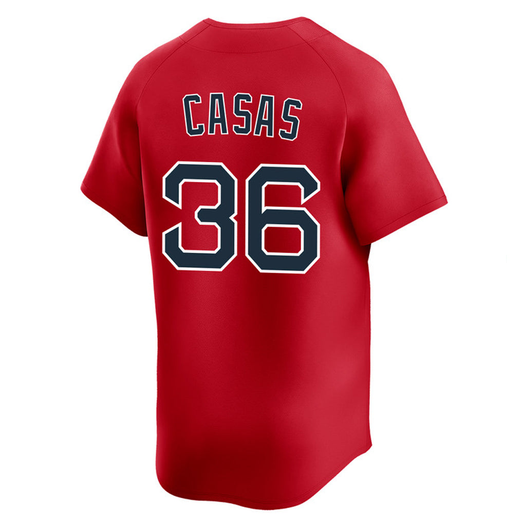 Ndoa B.Red Sox #36 Triston Casas Player Red Limited Home Game Stitched Jerseys