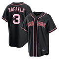 Ndoa B.Red Sox #3 Ceddanne Rafaela Player Black Out Home Game Stitched Jerseys
