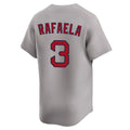Ndoa B.Red Sox #3 Ceddanne Rafaela Player Gray Road Limited Home Game Stitched Jerseys