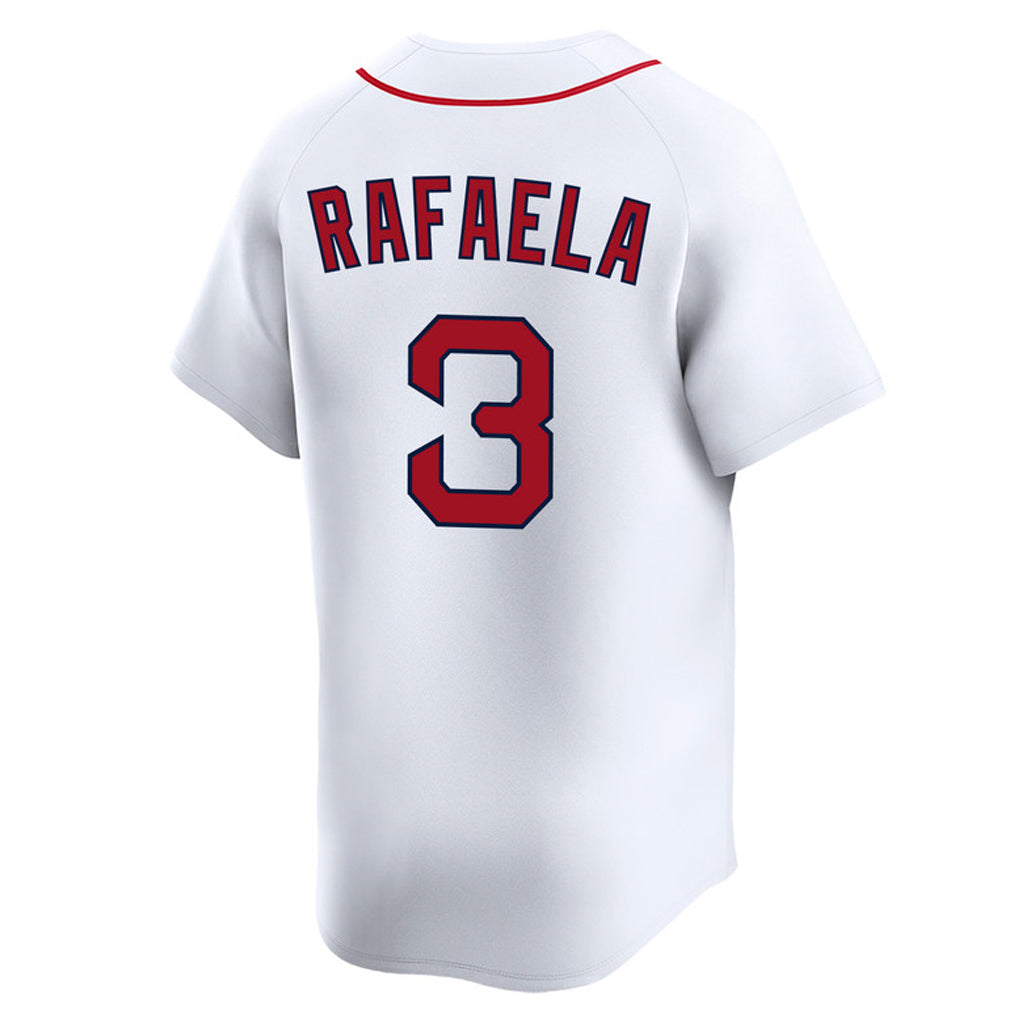 Ndoa B.Red Sox #3 Ceddanne Rafaela Player White Limited Home Game Stitched Jerseys