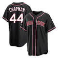 Ndoa B.Red Sox #44 Aroldis Chapman Player Black Out Home Game Stitched Jerseys