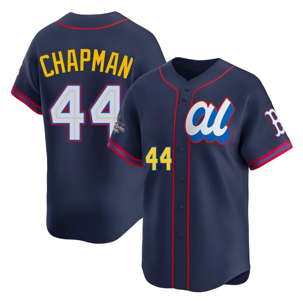Ndoa B.Red Sox #44 Aroldis Chapman Player Navy American League All-Star Edition Game Stitched Jerseys