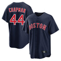 Ndoa B.Red Sox #44 Aroldis Chapman Player Navy Home Game Stitched Jerseys
