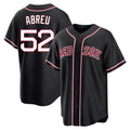 Ndoa B.Red Sox #52 Wilyer Abreu Player Black Out Home Game Stitched Jerseys