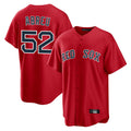 Ndoa B.Red Sox #52 Wilyer Abreu Player Red Home Game Stitched Jerseys
