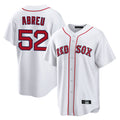Ndoa B.Red Sox #52 Wilyer Abreu Player White Home Game Stitched Jerseys