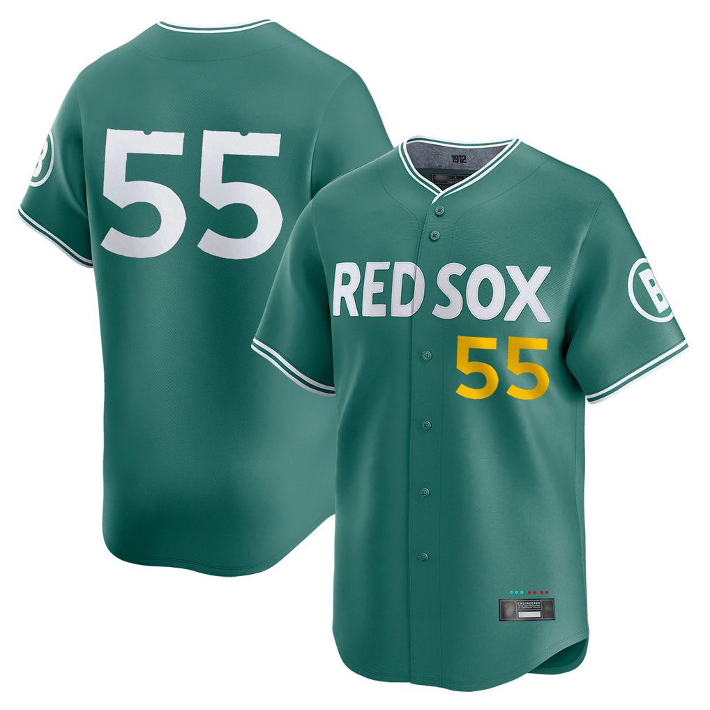 Ndoa B.Red Sox #55 Ranger Su¡§¡érez Player Green City Connect Limited Home Game Stitched Jerseys
