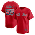 Ndoa B.Red Sox #55 Ranger Su¡§¡érez Player Red Limited Home Game Stitched Jerseys