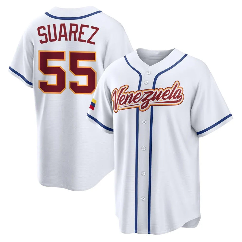 Ndoa B.Red Sox #55 Ranger Su¡§¡érez Player White 2026 World Classic Limited Home Game Stitched Jerseys
