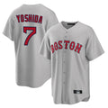 Ndoa B.Red Sox #7 Masataka Yoshida Player Gray Road Home Game Stitched Jersey