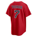 Ndoa B.Red Sox #7 Masataka Yoshida Player Red Home Game Stitched Jerseys