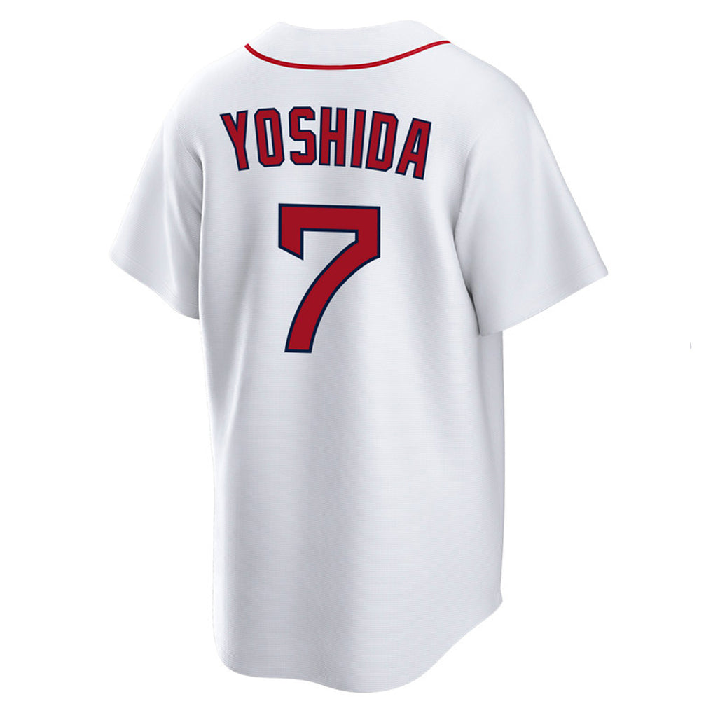 Ndoa B.Red Sox #7 Masataka Yoshida Player White Home Game Stitched Jerseys