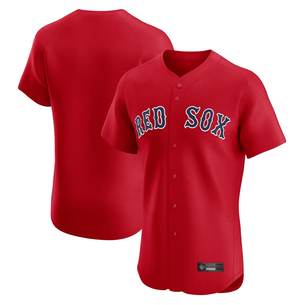Ndoa B.Red Sox Blank Player Red Limited Elite Home Game Stitched Jerseys