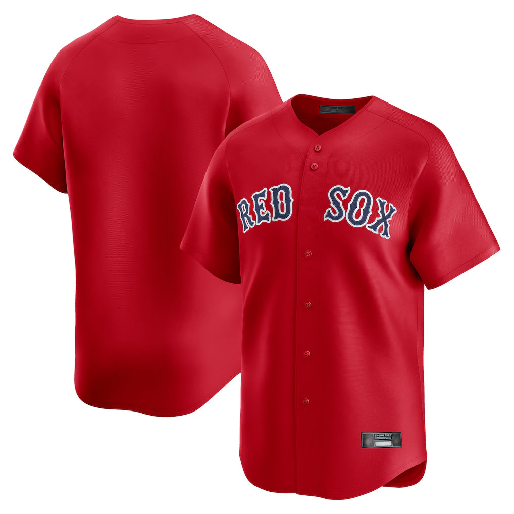 Ndoa B.Red Sox Blank Player Red Limited Home Game Stitched Jerseys