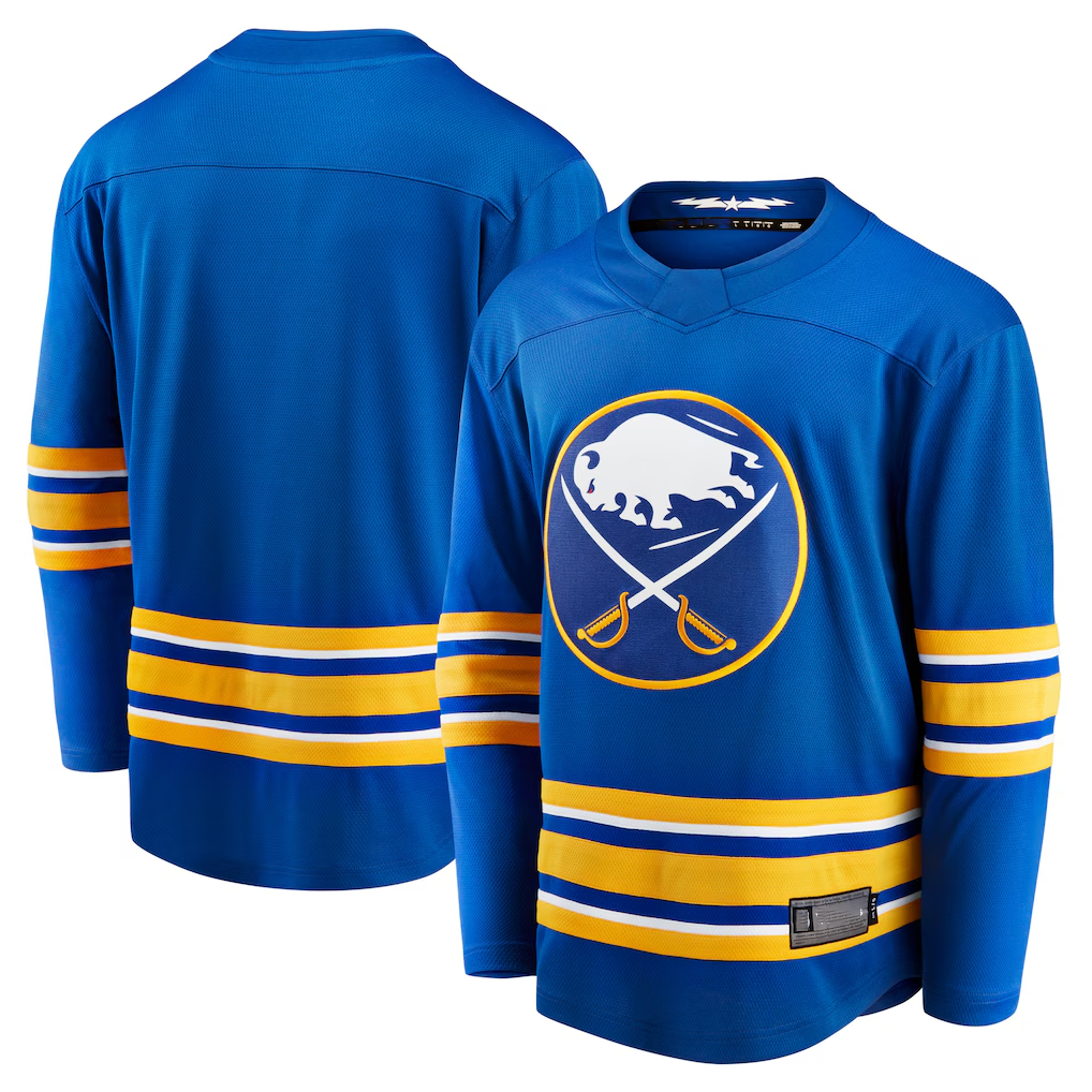Ndoa B.Sabres Royal Home Breakaway Stitched Jerseys