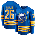 Ndoa B.Sabres #26 Rasmus Dahlin Royal Home Captain Patch Breakaway Stitched Jerseys