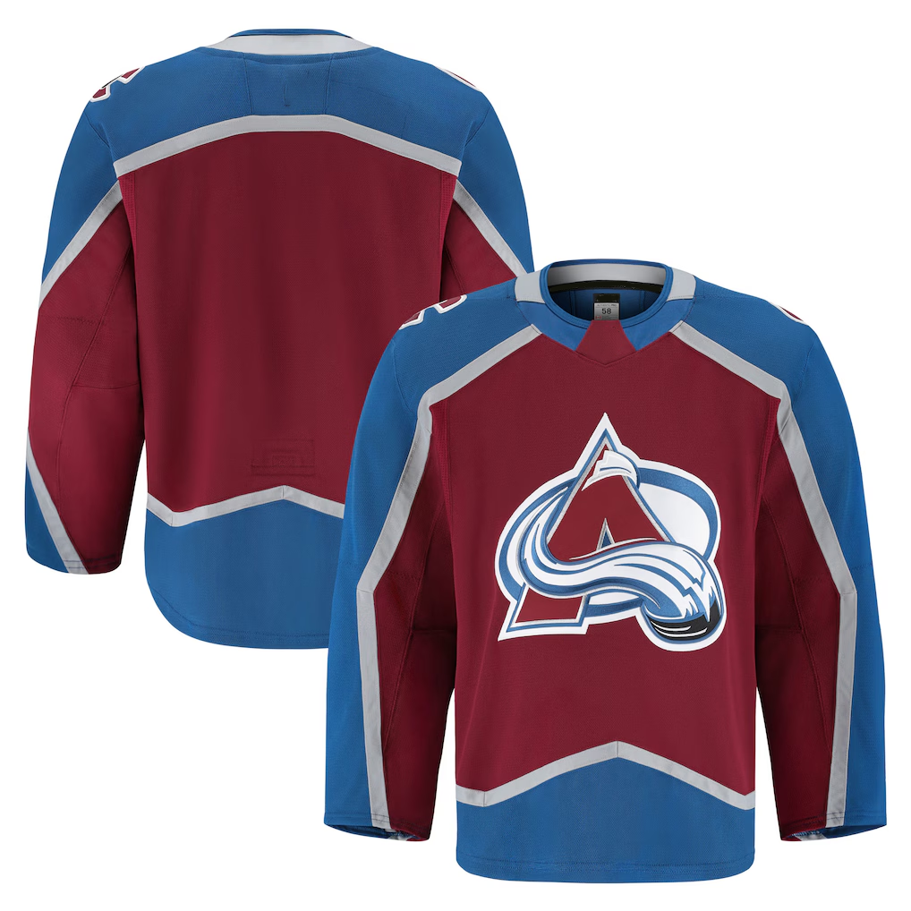 Ndoa C.Avalanche Burgundy Home Authentic Pro Jerseys