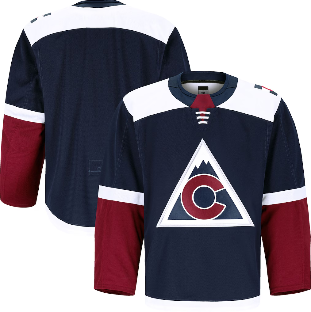 Ndoa C.Avalanche Navy Alternate Authentic Pro Jerseys