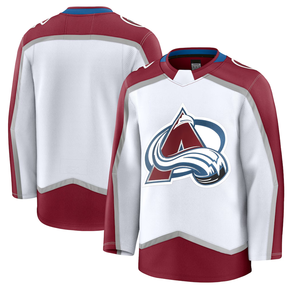 Ndoa C.Avalanche White Away Premium Jerseys