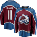 Ndoa C.Avalanche #11 Brock Nelson Burgundy Home Breakaway Jerseys