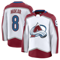 Ndoa C.Avalanche #8 Cale Makar White Away Premium Jerseys