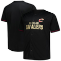 Ndoa C.Cavaliers Black Big & Tall Pop Full-Button Jerseys