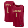 Ndoa C.Cavaliers #1 James Harden  Wine Fast Break Replica Jerseys - Icon Edition