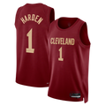 Ndoa C.Cavaliers #1 James Harden Wine Swingman Jerseys - Icon Edition