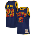 Ndoa C.Cavaliers #23 LeBron James Mitchell & Ness Navy 201516 Hardwood Classics Authentic Jerseys