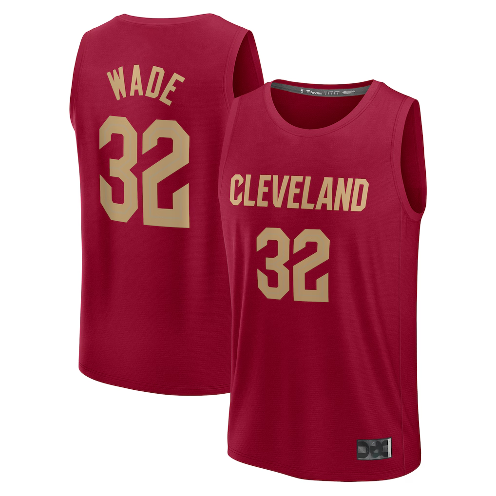 Ndoa C.Cavaliers #32 Dean Wade Wine Fast Break Player Jerseys - Icon Edition