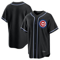 Ndoa C.Cubs Black Home Game Blank Player Stitched Jerseys