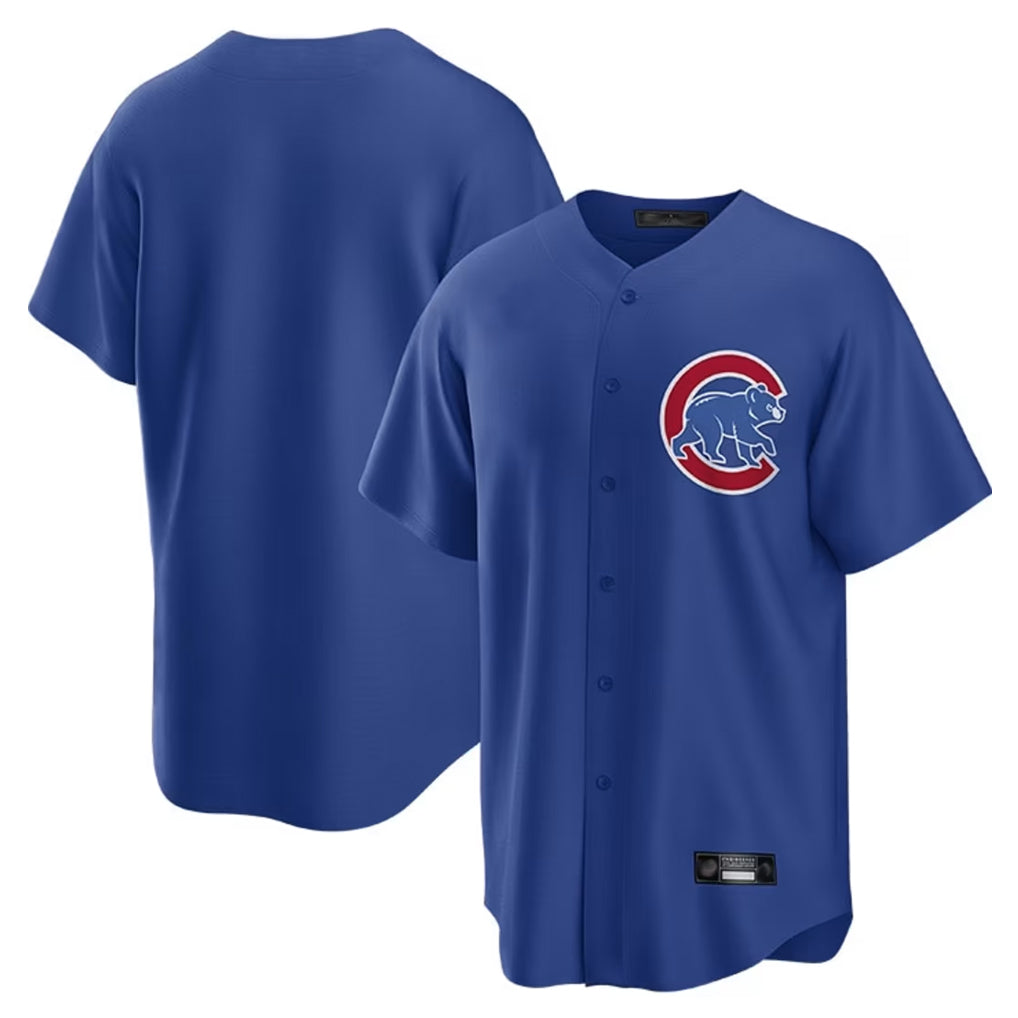 Ndoa C.Cubs Royal Home Game Blank Player Stitched Jerseys