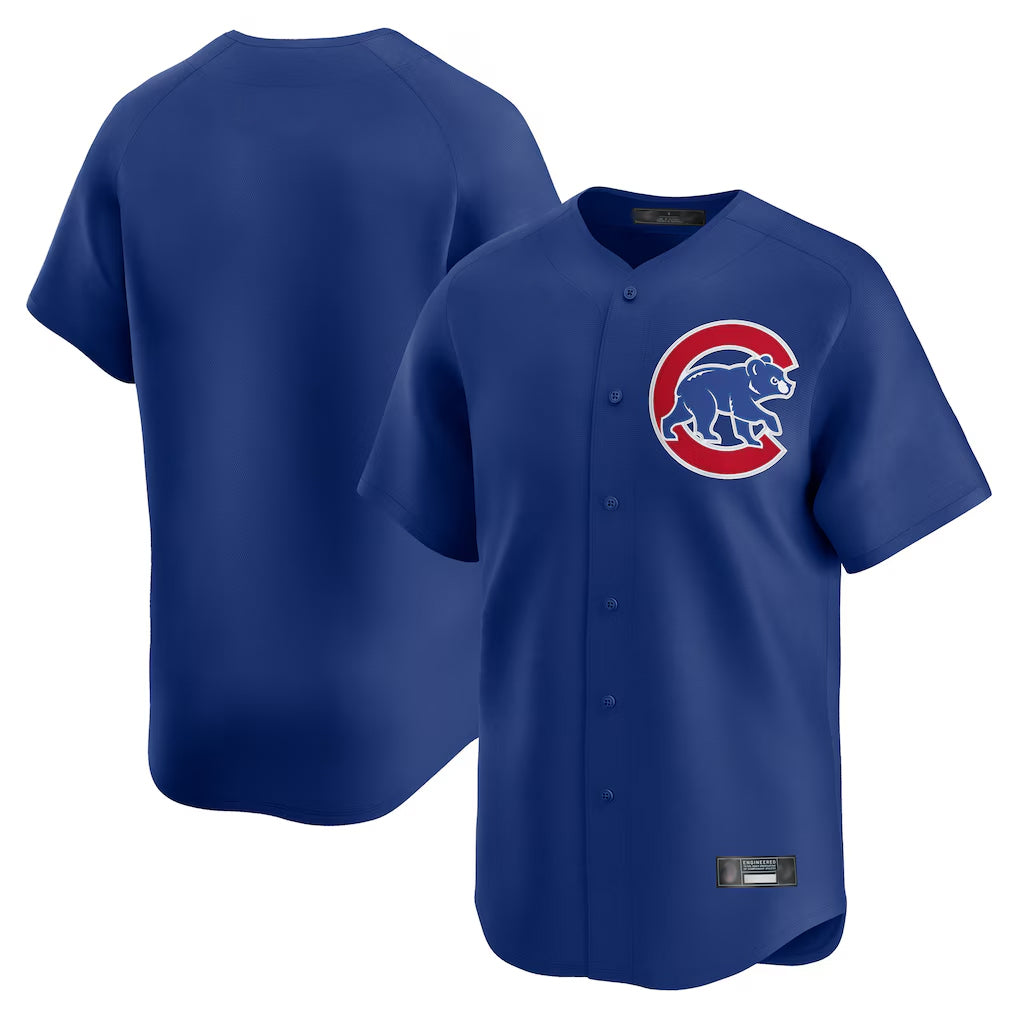 Ndoa C.Cubs Royal Limited Home Game Blank Player Stitched Jerseys