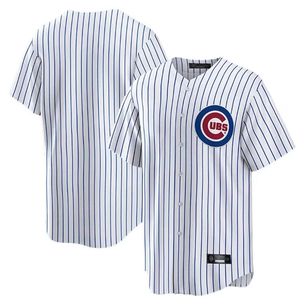 Ndoa C.Cubs White Limited Home Blank Player Stitched Jerseys