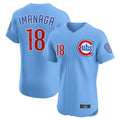 Ndoa C.Cubs #18 Shota Imanaga Player Light Blue Limited Elite Home Stitched Jerseys