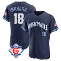 Ndoa C.Cubs #18 Shota Imanaga Player Navy City Connect 150th Anniversary Limited Elite Home Stitched Jerseys
